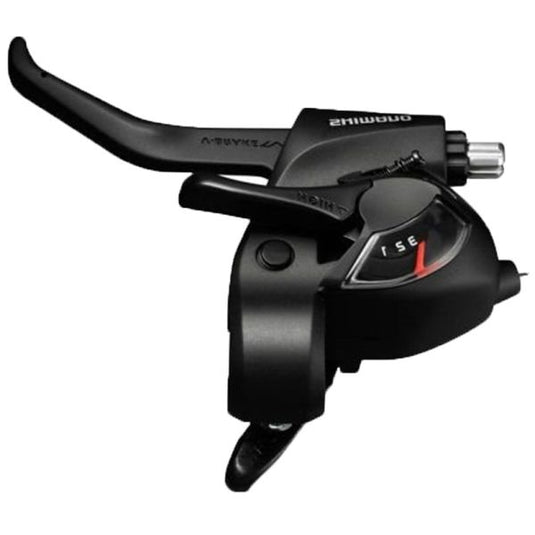 Shimano versteller (links) met remhendel 3 speed tourney st-tx800 - 2-vingers - zwart