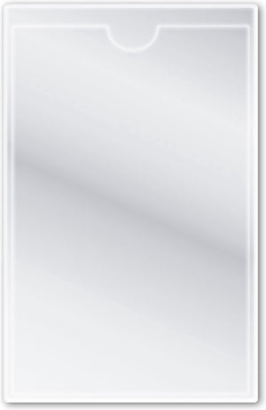 Ktc etikethouder zelfklevend 75x105mm - doos à 100 stuks met 200 etiketten