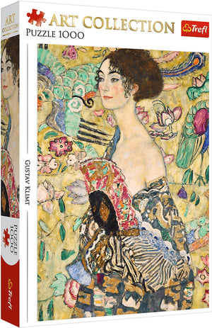 Trefl puzzel 1000 stukjes - art collection lady with a fan karton fsc.