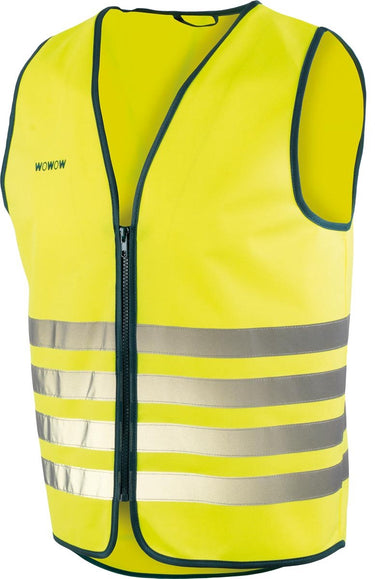 Wowow big fun jacket - fietsjas fluo met rits - veiligheidsjas ce en 17353- xl