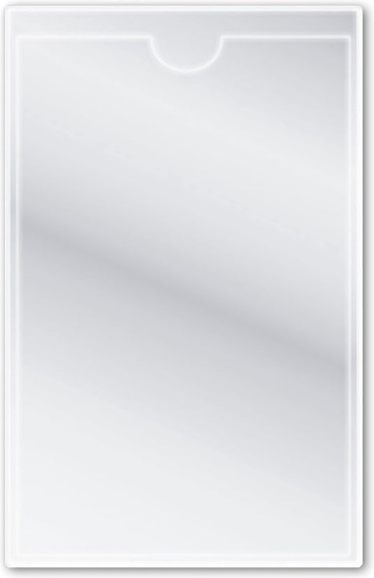 Ktc etikethouder zelfklevend 75x105mm - doos à 100 stuks met 200 etiketten