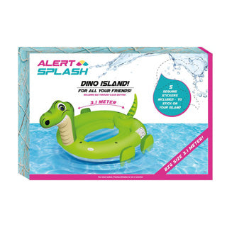 Alert opblaaseiland dino 310x270x175 cm