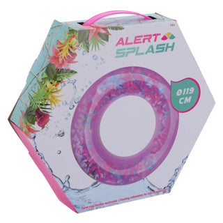Alert splash zwemband veren multicolor 119 cm