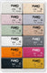 Fimo effect set colour pack 12 st boho colours