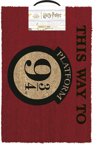 Pyramid international harry potter - perron 9 3 4 deurmat 40x60cm