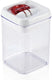 Leifheit fresh easy voorraaddoos - vierkant - 800 ml - wit
