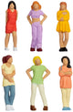 Noch tieners, vrouwelijk (6 figuren)