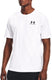 Under armour ua m sportstyle lc ss-wht heren sportshirt - wit - zwart