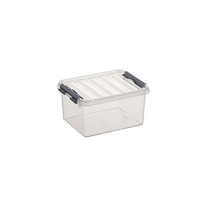 Sunware q-line opbergbox 2 liter transparant 20x15x10,4cm