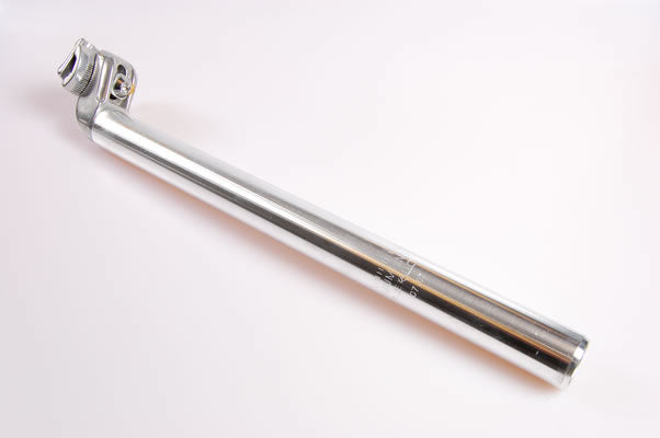 Load image into Gallery viewer, zadelpen vast 26.8 x 350 mm aluminium zilver
