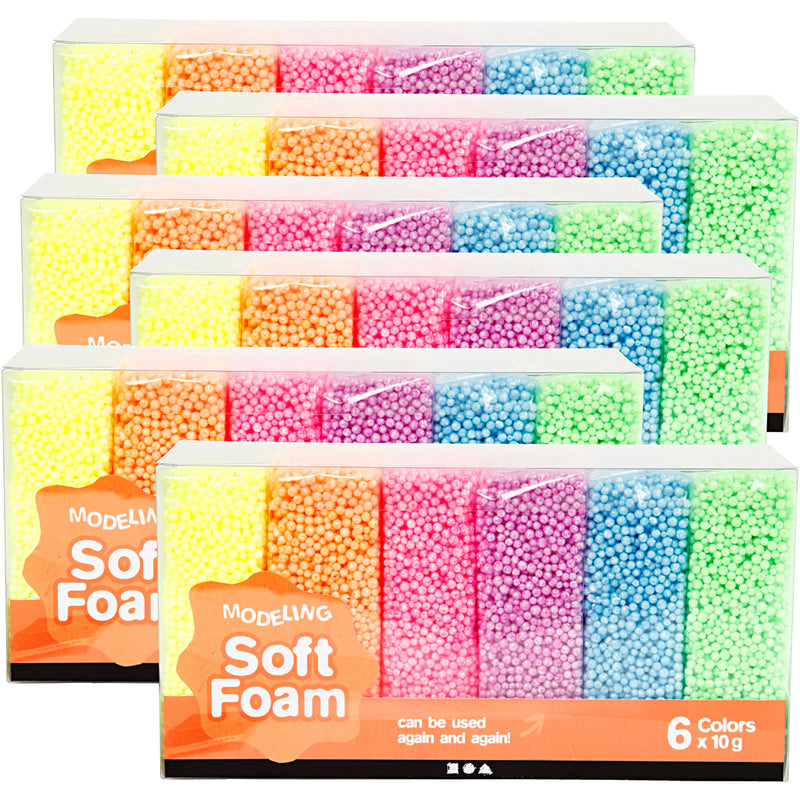 Cargue la imagen en el visor de la galería, Https: www.cchobby.nl soft-foam-diverse-kleuren-6-doos-1-doos

