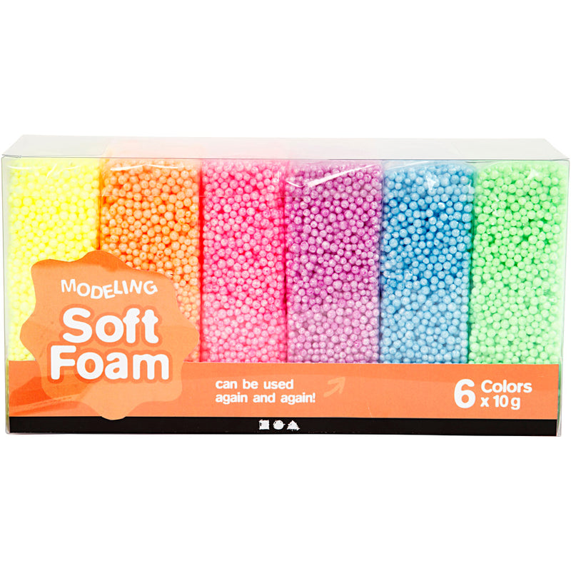 Afbeelding laden in galerijviewer, Creativ company https: www.cchobby.nl soft-foam-neon-kleuren-6x10-gr-1-doos
