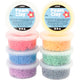 Creativ company foam clay large basisset van 8 kleuren - boetseren - aan de lucht drogende klei