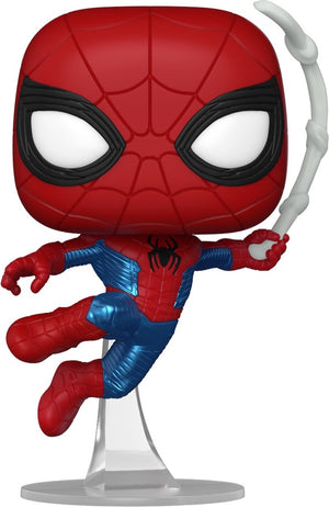 Funko spider-man (finale suit) - pop! - spider-man: no way home figuur - 9cm