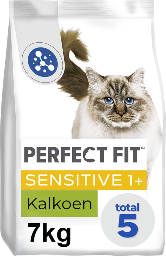 Perfect fit kattenbrokken - sensitive adult - kalkoen - 7kg
