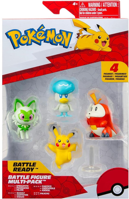Pokémon pok battle figuren 4er pack gen ix sort.
