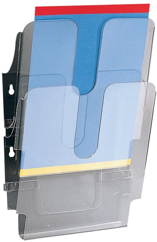 Durable tijdschriftenhouder - flexiplus 2 - transparant - a4 (doos 2)