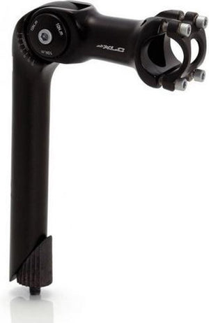 Xlc st-t02 stuurpen - city trekking - aluminium - verstelbaar 1 1 8 - 25.4mm 180 120mm - mat zwart