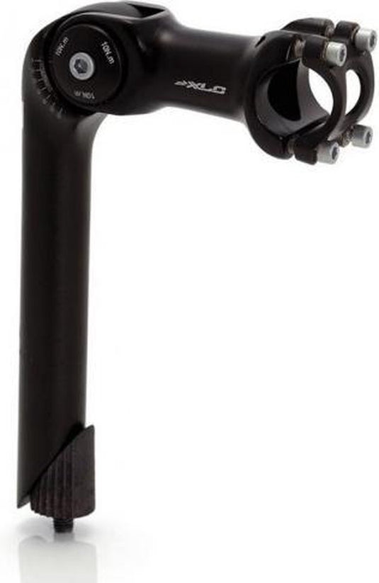Xlc st-t02 stuurpen - city trekking - aluminium - verstelbaar 1 1 8 - 25.4mm 180 120mm - mat zwart