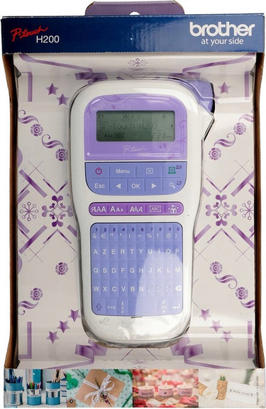 Brother p-touch h200 labelmaker geschikt voor labels: tze 3.5 mm, 6 mm, 9 mm, 12 mm - azerty