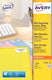 Laseretiket avery 46x11 - 1mm wit 100 vel 84 etiketten per vel