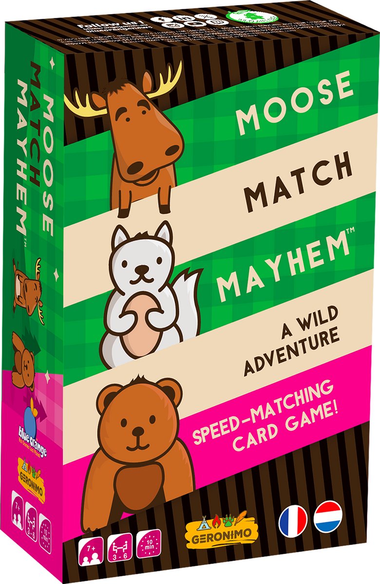 Laden Sie das Bild in Galerie -Viewer, Geronimo games moose match mayhem - - partyspel - kaartspel - vanaf 7 jaar oud - van 3 tot 6 spelers
