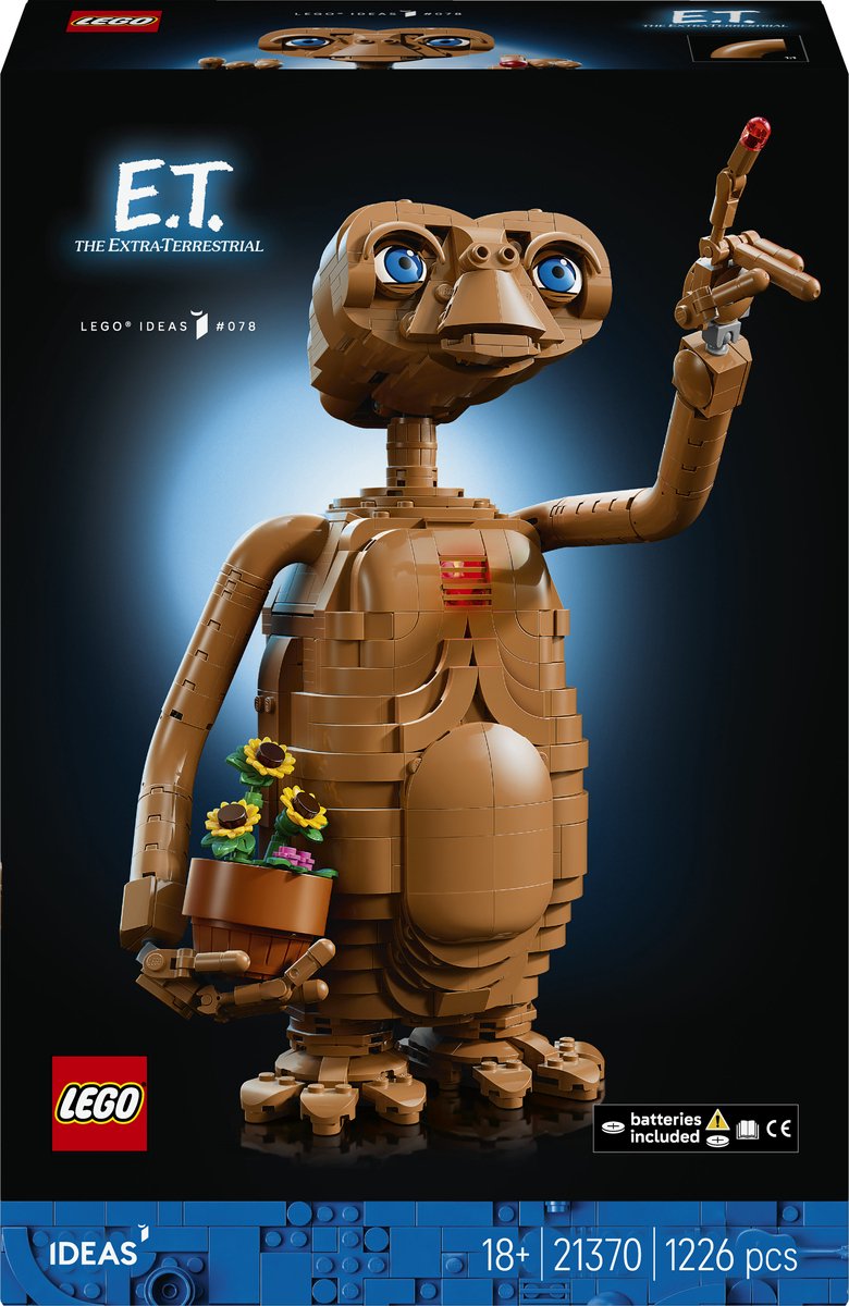 Afbeelding laden in galerijviewer, Lego ideas e.t. the extra-terrestrial bouwpakket voor volwassenen en woondecoratie - 21370
