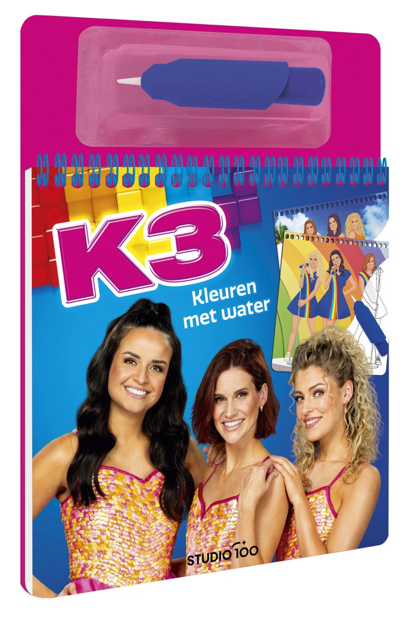Afbeelding laden in galerijviewer, Studio 100 k3 kleurboek - kleuren met water

