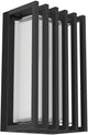 Eglo genovese wandlamp buiten - 24 cm - zwart helder - instelbaar wit licht (warm, neutraal en daglicht)