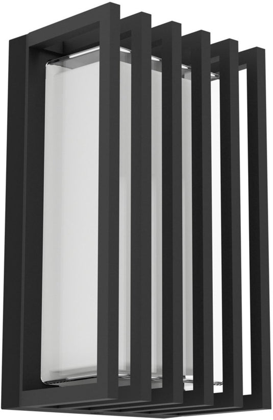Eglo genovese wandlamp buiten - sensor - 24 cm - zwart helder - instelbaar wit licht (warm, neutraal en daglicht)