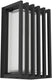 Eglo genovese wandlamp buiten - sensor - 24 cm - zwart helder - instelbaar wit licht (warm, neutraal en daglicht)