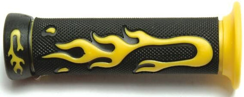Vparts rubber handvat flame pr. retaining loops yello tnt flame decor, 623am