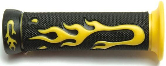 Vparts rubber handvat flame pr. retaining loops yello tnt flame decor, 623am