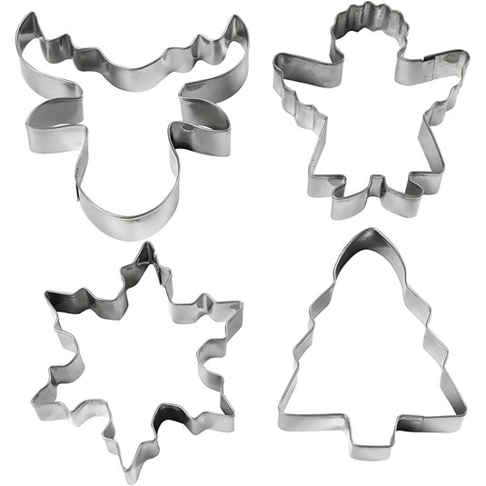 Creativ company https: www.cchobby.nl uitsteekvormen-kerstboom-engel-rendier-sneeuwvlok-h-8-cm-4-stuk-1-doos