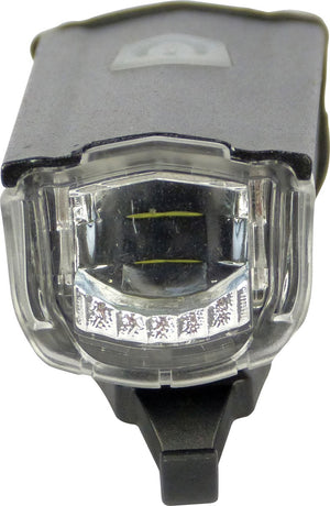 Dresco koplamp fiets - led- fietsverlichting - oplaadbaar - usb - zwart