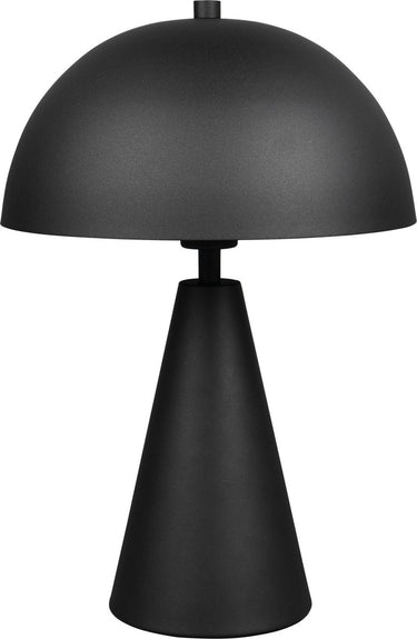 Trio alfie - tafellamp - zwart mat - excl. 1x e27 4,9 w - snoerschakelaar - go green