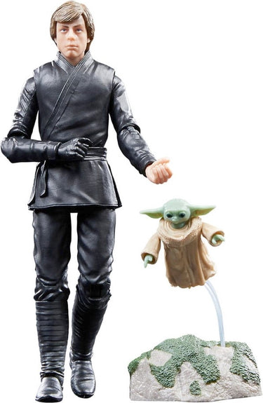 Disney hasbro star wars - 2pack luke skywalker grogu the book of boba fett black series 15 cm actiefiguur - multicolours