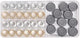 Polini rollenset roller core set 16x13 mm 6.5-7-8-9 gr.