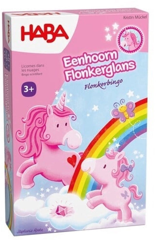 Haba - - eenhoorn flonkerglans - flonkerbingo