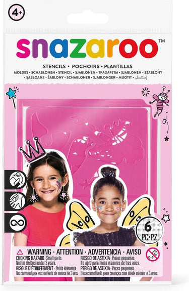 Snazaroo 6 ™ stencils voor meisjes - schmink
