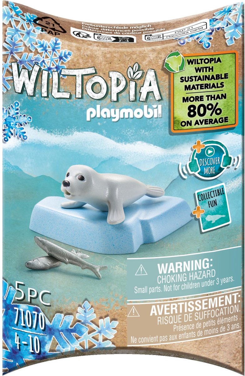 Laden Sie das Bild in Galerie -Viewer, Playmobil wiltopia baby zeehond - 71070
