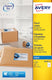 Avery huismerk j8169-25 inkjet printer etiket 99,1x139mm