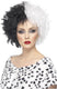 Vegaoo cruella damespruik voor halloween - verkleedpruik - one size