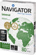 Navigator kopieerpapier universal a4 80 gram 1 doos met 5 pakken á 500 vellen
