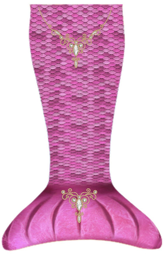 Kuaki mermaids zeemeermin deken princess, 60x130cm