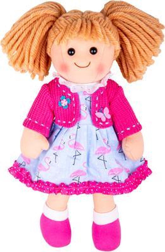 Bigjigs stoffen pop maggie 34 cm