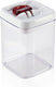 Leifheit fresh easy voorraaddoos - vierkant - 1,6 liter - wit