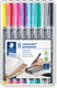Staedtler lumocolor permanent pen f 318 - box met 8 kleuren