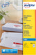 Avery j8651-25 wit printeretiket