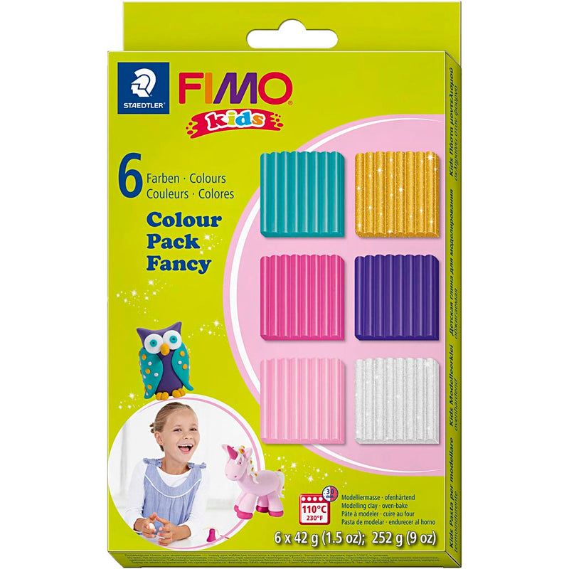 Load image into Gallery viewer, Fimo https: www.cchobby.nl r-kids-boetseerklei-extra-kleuren-6x42-gr-1-doos
